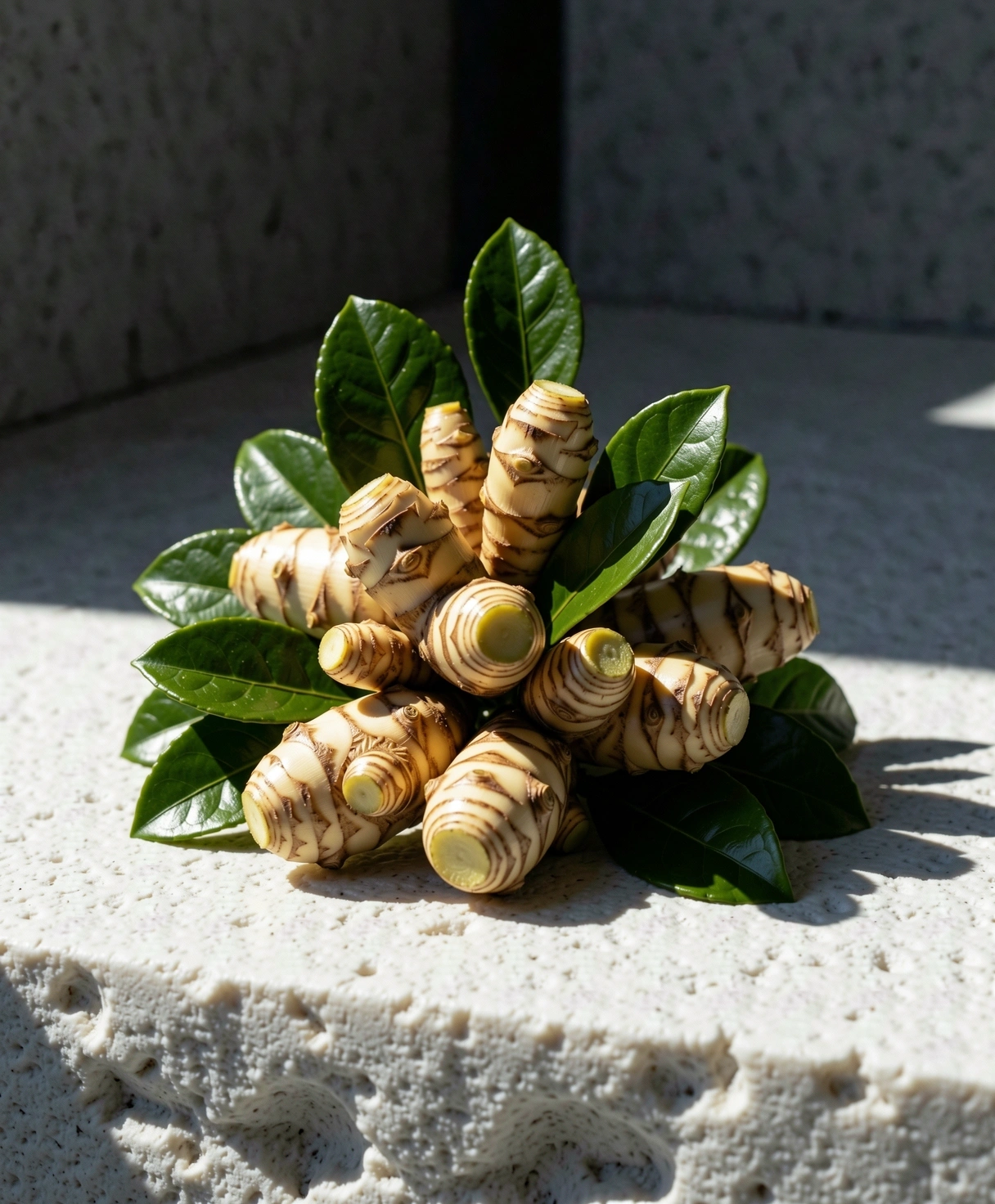 Bahan masakan segar sebagai karya seni